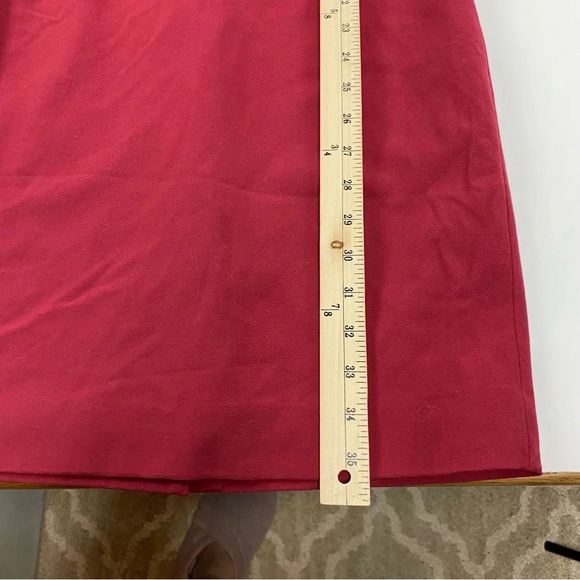 J. Crew Mercantile Womens 0 Burgundy Maroon Tank Fitted Knee Length Dress - Picture 3 of 6